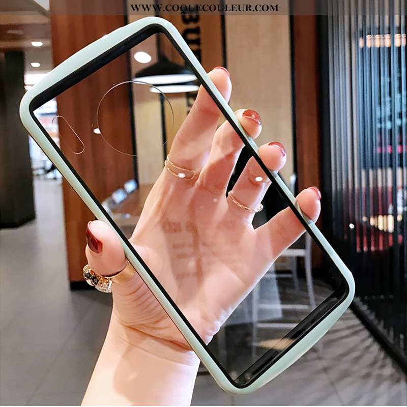 Housse Huawei Mate 30 Pro Verre Étui Incassable, Huawei Mate 30 Pro Transparent Luxe Verte