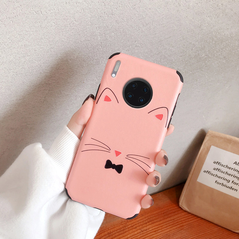 Coque Huawei Mate 30 Pro Charmant Rose Antidérapant, Housse Huawei Mate 30 Pro Protection