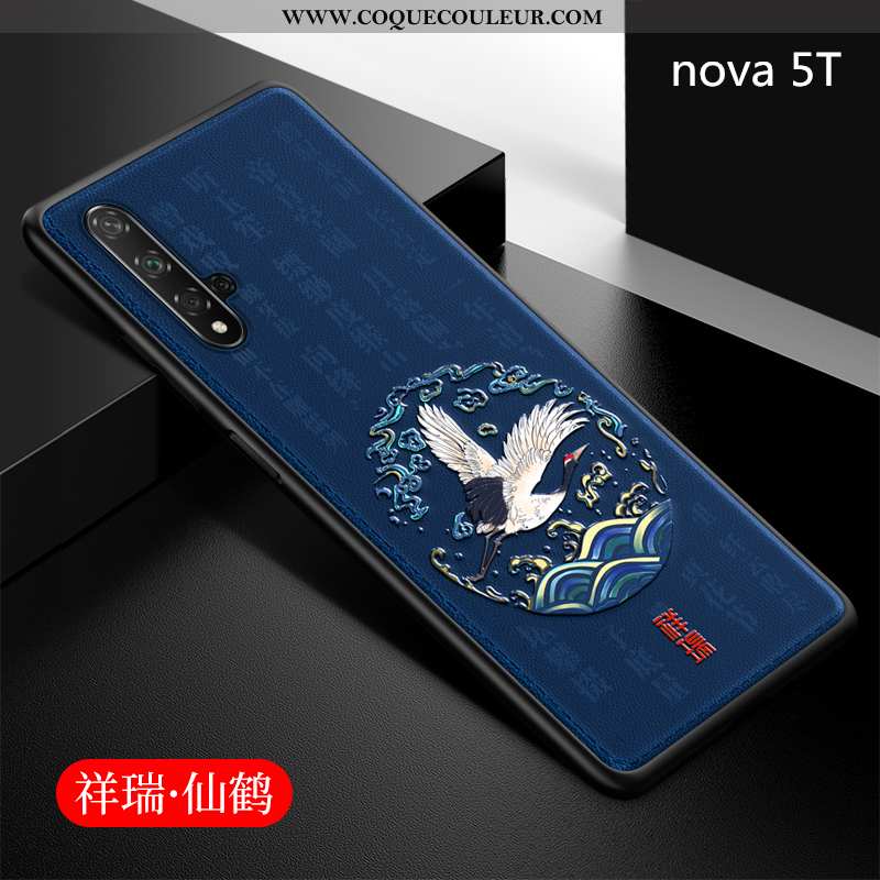 Étui Huawei Nova 5t Fluide Doux Légère Protection, Coque Huawei Nova 5t Silicone Rouge