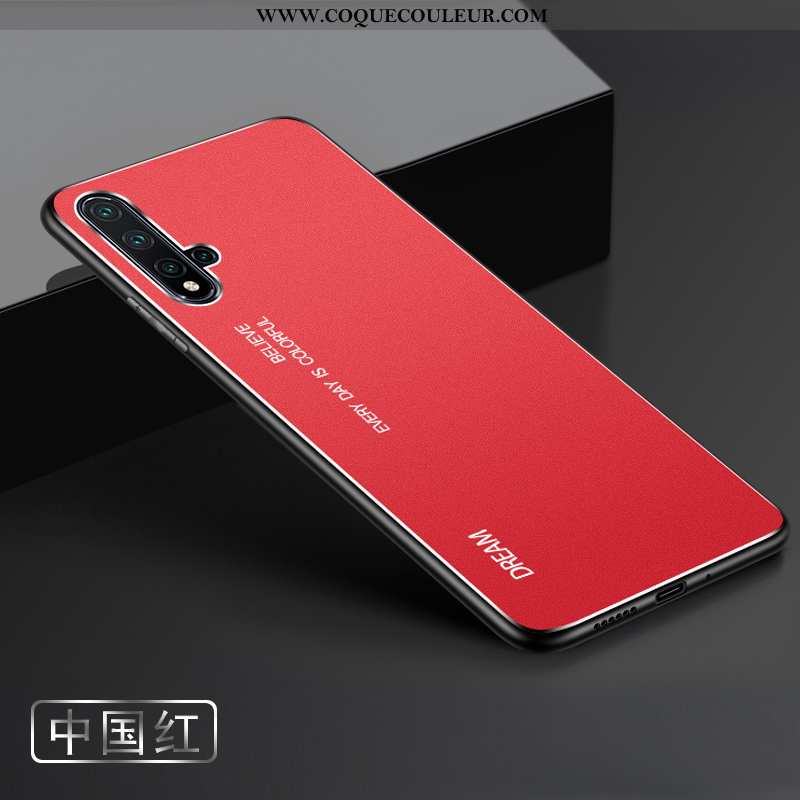 Étui Huawei Nova 5t Métal Argent Étui, Coque Huawei Nova 5t Délavé En Daim