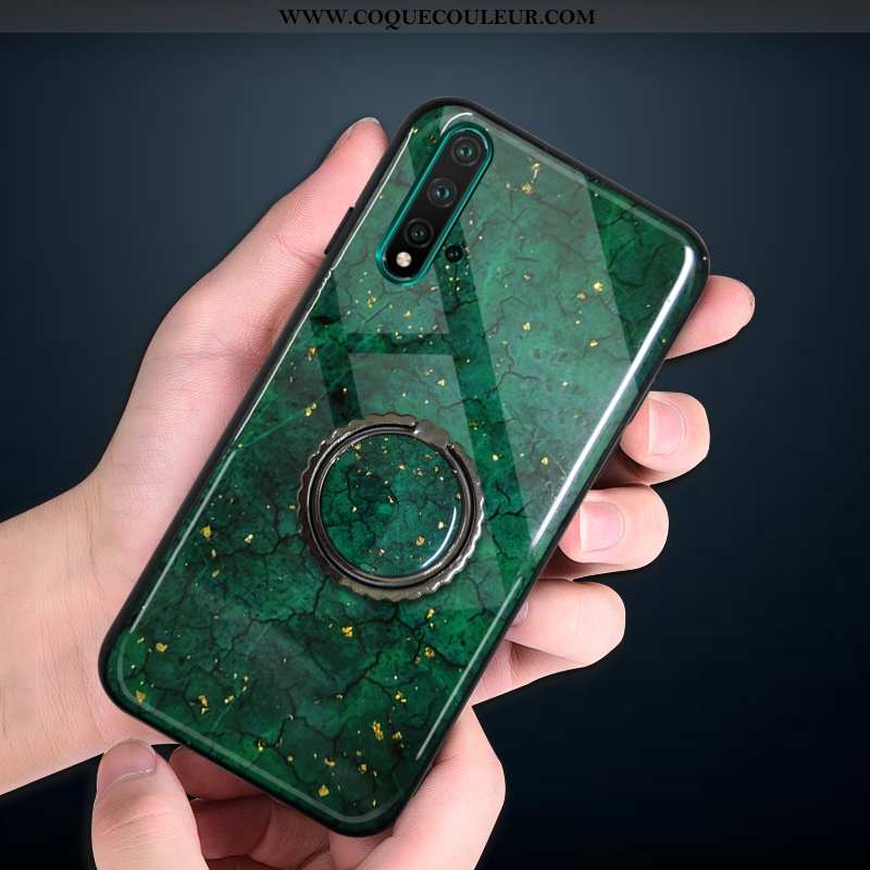 Coque Huawei Nova 5t Silicone Nouveau Fluide Doux, Housse Huawei Nova 5t Protection Simple Turquoise