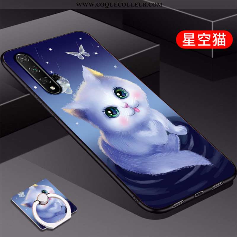 Étui Huawei Nova 5t Mode Personnalité Étui, Coque Huawei Nova 5t Protection Bleu