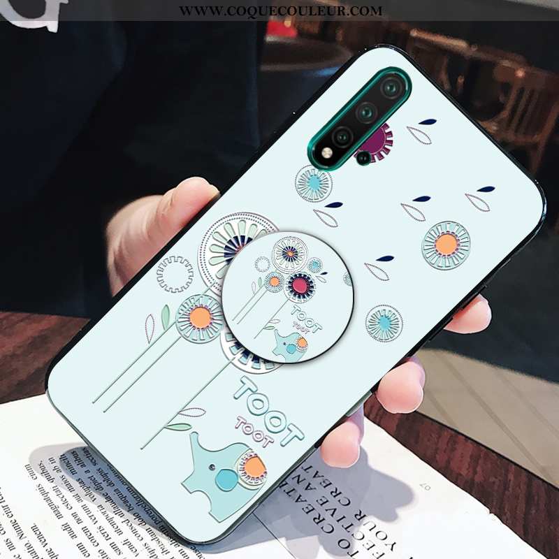 Étui Huawei Nova 5t Silicone Incassable Peinte À La Main, Coque Huawei Nova 5t Personnalité Petit Ro