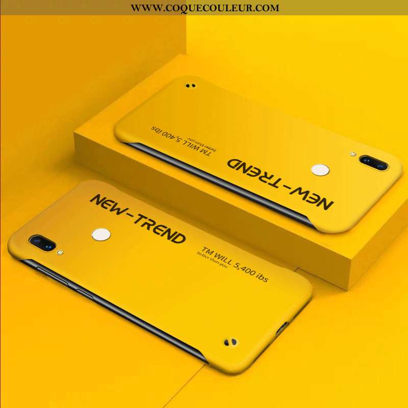 Étui Huawei P Smart 2020 Légère Simple Difficile, Coque Huawei P Smart 2020 Protection Jaune