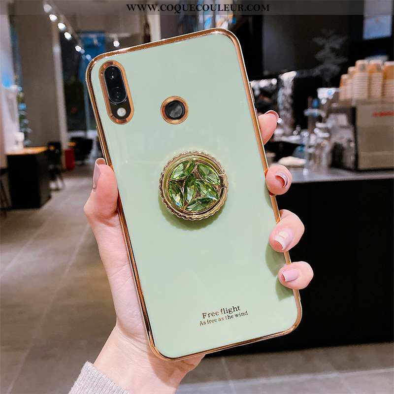 Housse Huawei P Smart 2020 Silicone Coque Vert, Étui Huawei P Smart 2020 Protection Tout Compris Ver