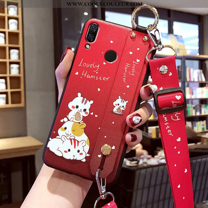 Étui Huawei P Smart 2020 Silicone Personnalité Étui, Coque Huawei P Smart 2020 Protection Rouge