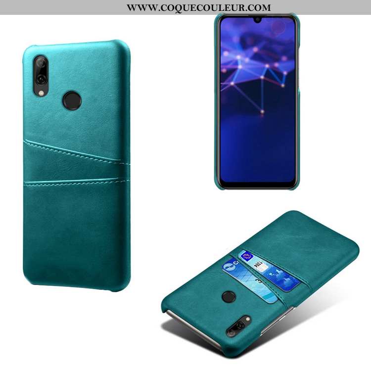 Housse Huawei P Smart 2020 Modèle Fleurie Coque Vert, Étui Huawei P Smart 2020 Cuir Bovins Verte