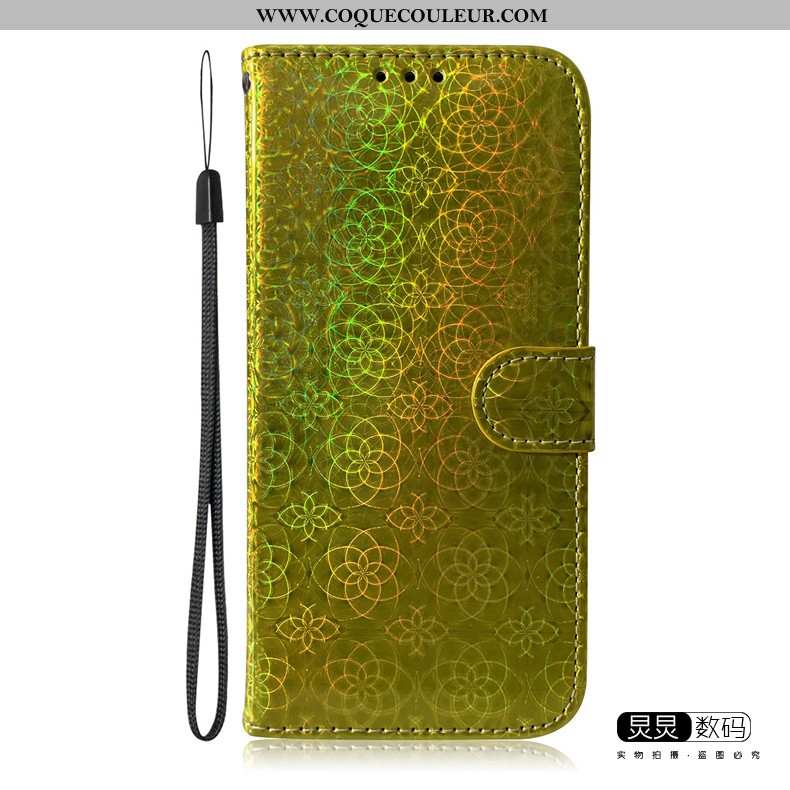 Coque Huawei P Smart 2020 Tendance Téléphone Portable Or, Housse Huawei P Smart 2020 Cuir Doré