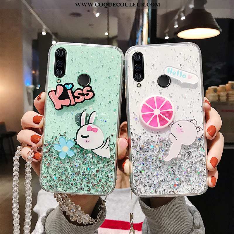 Étui Huawei P Smart+ Fluide Doux Tout Compris Incassable, Coque Huawei P Smart+ Silicone Charmant Ve