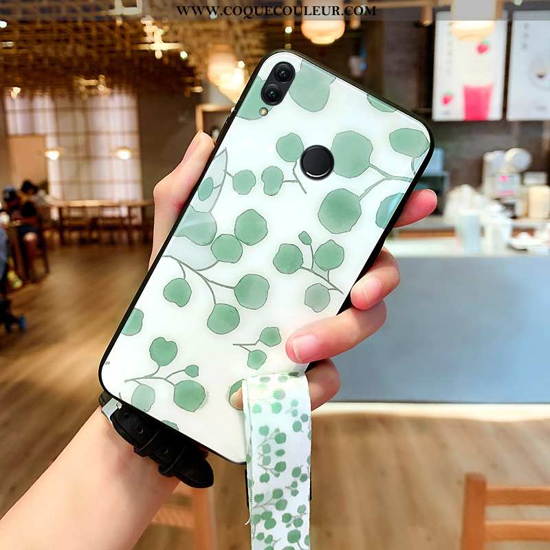 Étui Huawei P Smart+ Verre Tout Compris Ultra, Coque Huawei P Smart+ Personnalité Tendance Bleu