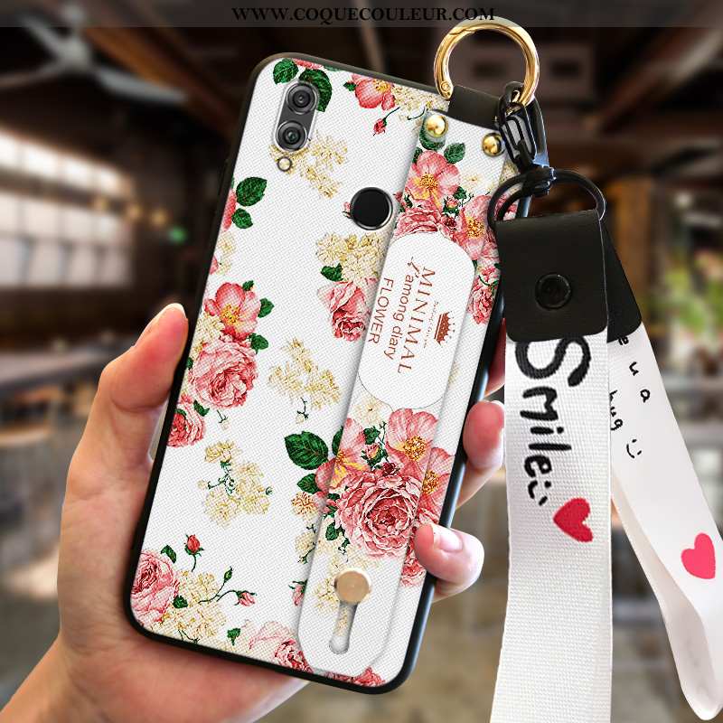 Étui Huawei P Smart+ Tendance Coque Rose, Huawei P Smart+ Silicone Mode Rose