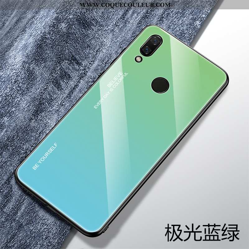 Housse Huawei P Smart+ Protection Dégradé Téléphone Portable, Étui Huawei P Smart+ Verre Tendance Ro