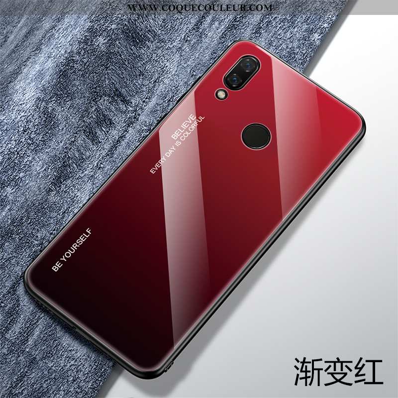 Housse Huawei P Smart+ Protection Dégradé Téléphone Portable, Étui Huawei P Smart+ Verre Tendance Ro