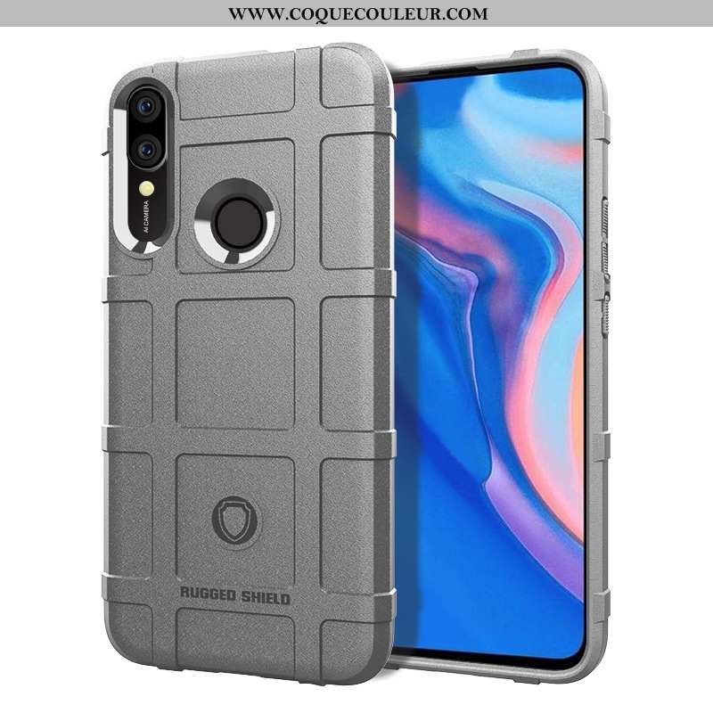 Housse Huawei P Smart Z Étui Téléphone Portable Bleu Marin, Huawei P Smart Z Coque Bleu Foncé