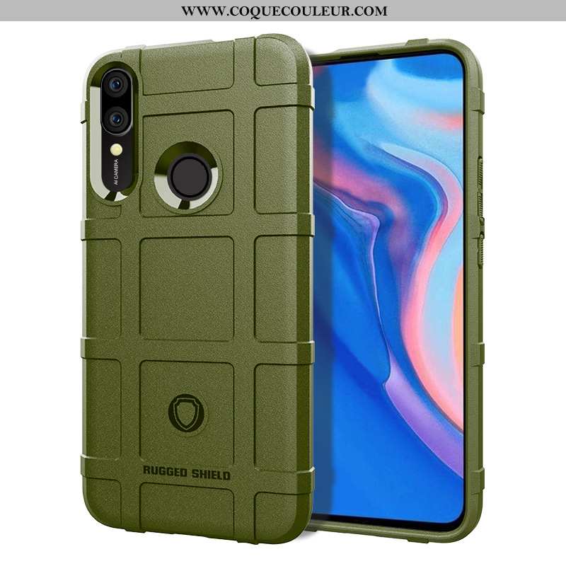 Housse Huawei P Smart Z Étui Téléphone Portable Bleu Marin, Huawei P Smart Z Coque Bleu Foncé