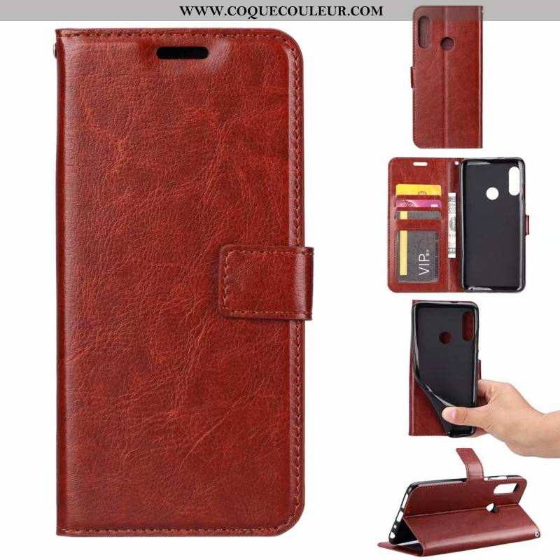 Housse Huawei P Smart Z Protection Téléphone Portable 2020, Étui Huawei P Smart Z Coque Marron