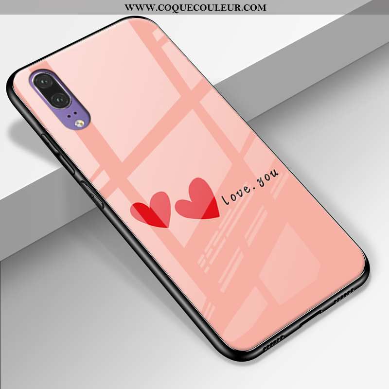 Coque Huawei P20 Cuir Véritable Tout Compris Étui, Housse Huawei P20 Silicone Multicolore Coloré