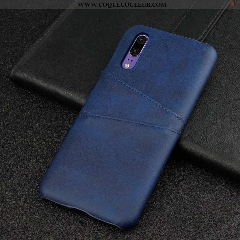 Étui Huawei P20 Protection Tempérer Coque, Coque Huawei P20 Personnalité Membrane Marron