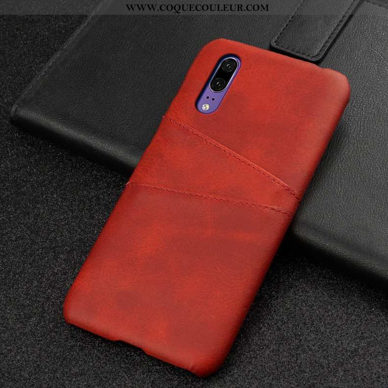 Étui Huawei P20 Protection Tempérer Coque, Coque Huawei P20 Personnalité Membrane Marron