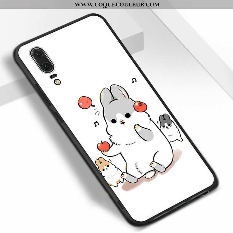 Housse Huawei P20 Protection Téléphone Portable Fluide Doux, Étui Huawei P20 Ornements Suspendus Sil