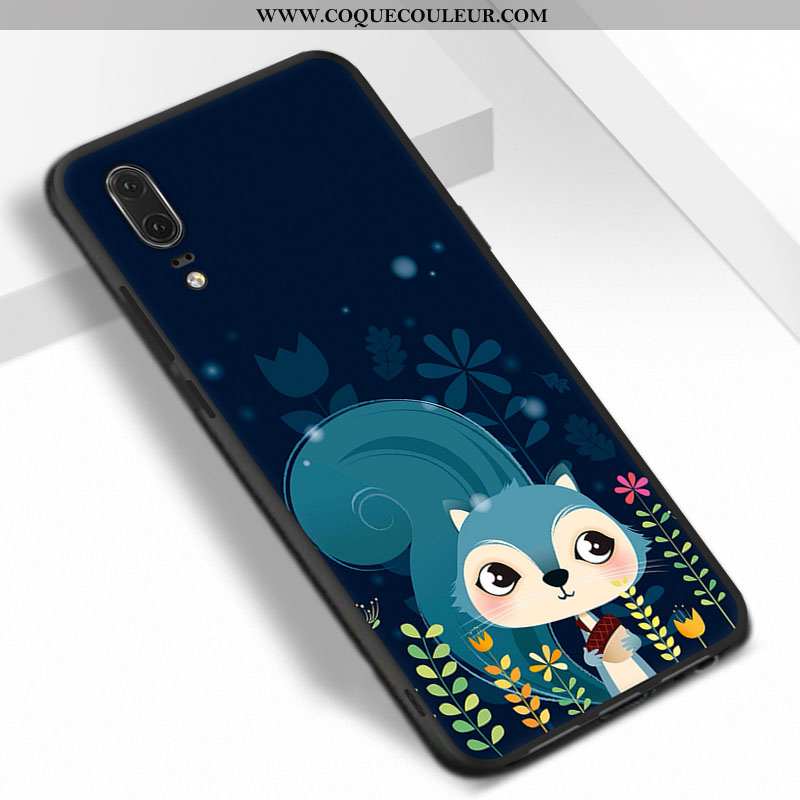 Housse Huawei P20 Protection Téléphone Portable Fluide Doux, Étui Huawei P20 Ornements Suspendus Sil