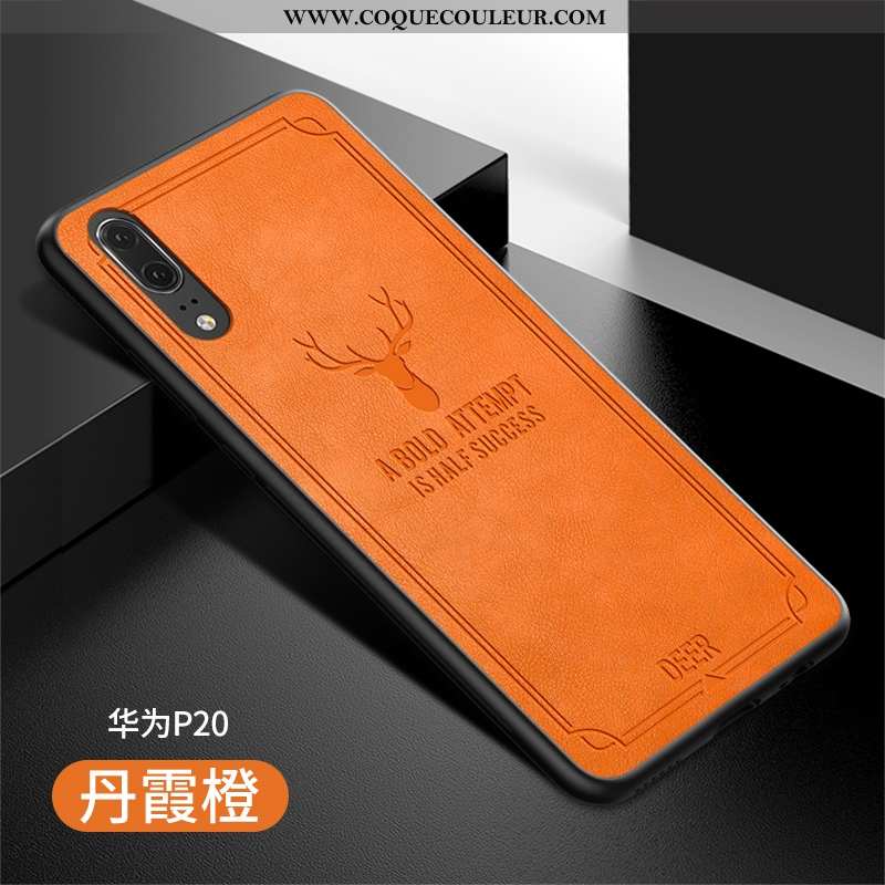 Étui Huawei P20 Protection Vert Luxe, Coque Huawei P20 Légère Verte