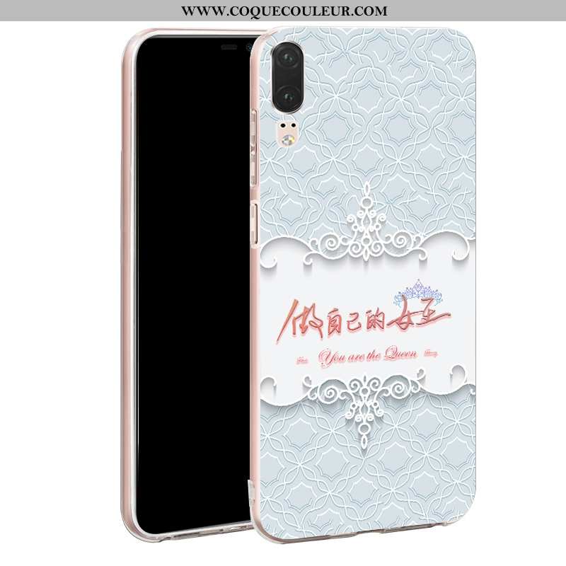 Coque Huawei P20 Silicone Vert Tout Compris, Housse Huawei P20 Charmant Légère Verte