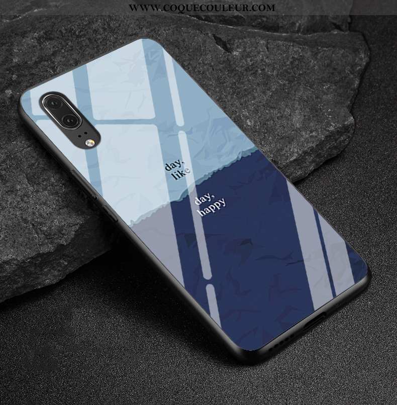 Étui Huawei P20 Mode Coque Cuir Véritable, Huawei P20 Protection Multicolore Coloré