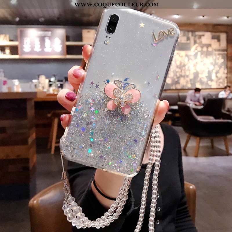 Étui Huawei P20 Fluide Doux Tempérer Nouveau, Coque Huawei P20 Silicone Membrane Verte