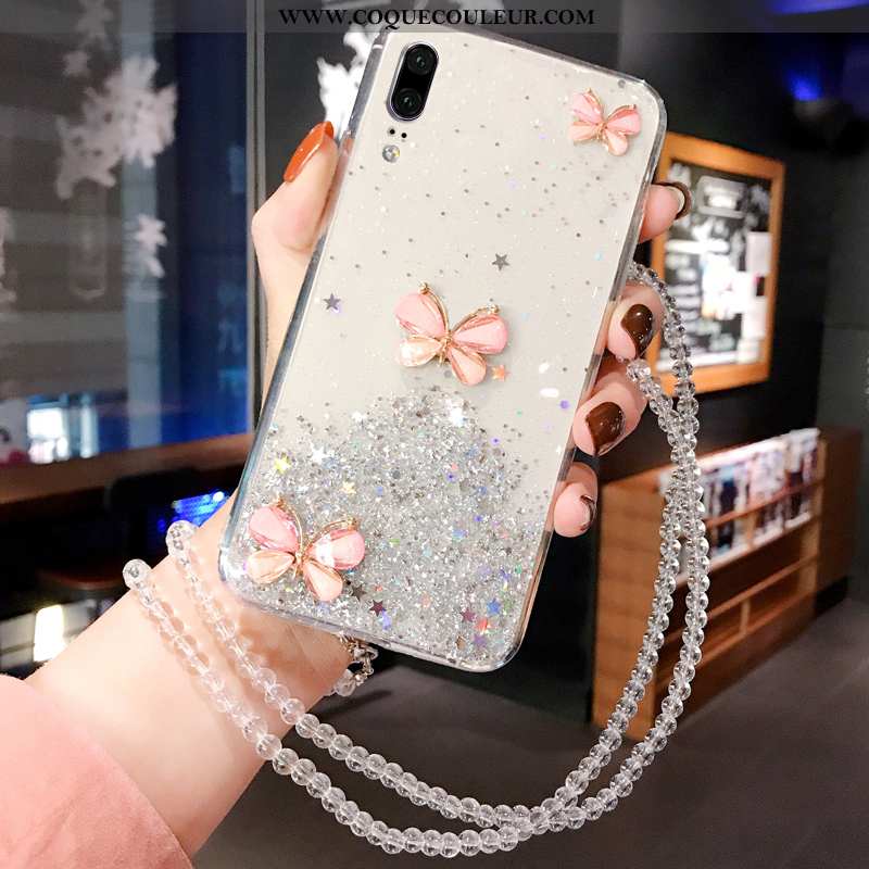 Étui Huawei P20 Fluide Doux Tempérer Nouveau, Coque Huawei P20 Silicone Membrane Verte