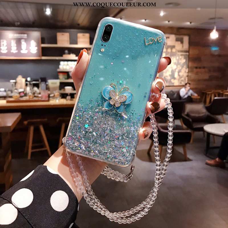 Étui Huawei P20 Fluide Doux Tempérer Nouveau, Coque Huawei P20 Silicone Membrane Verte