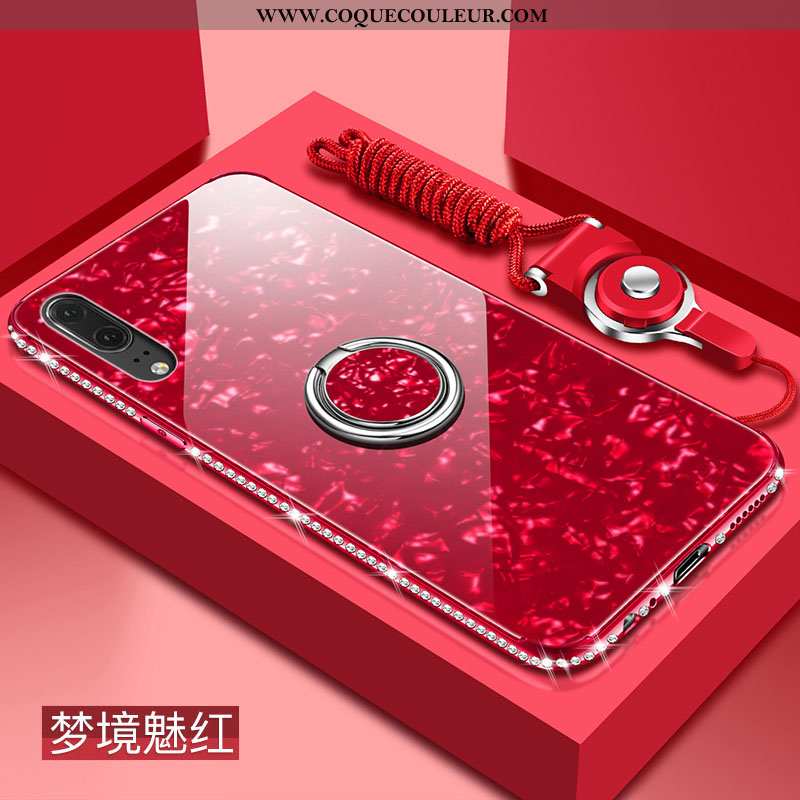 Étui Huawei P20 Silicone Incassable Rose, Coque Huawei P20 Protection Téléphone Portable Rose
