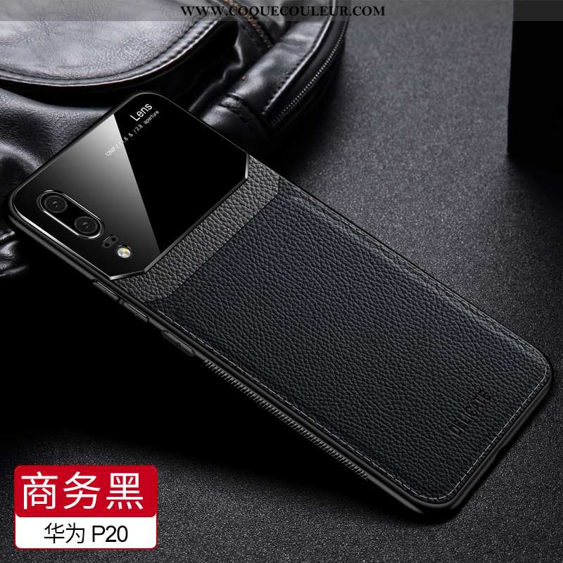 Étui Huawei P20 Modèle Fleurie Téléphone Portable Incassable, Coque Huawei P20 Fluide Doux Protectio