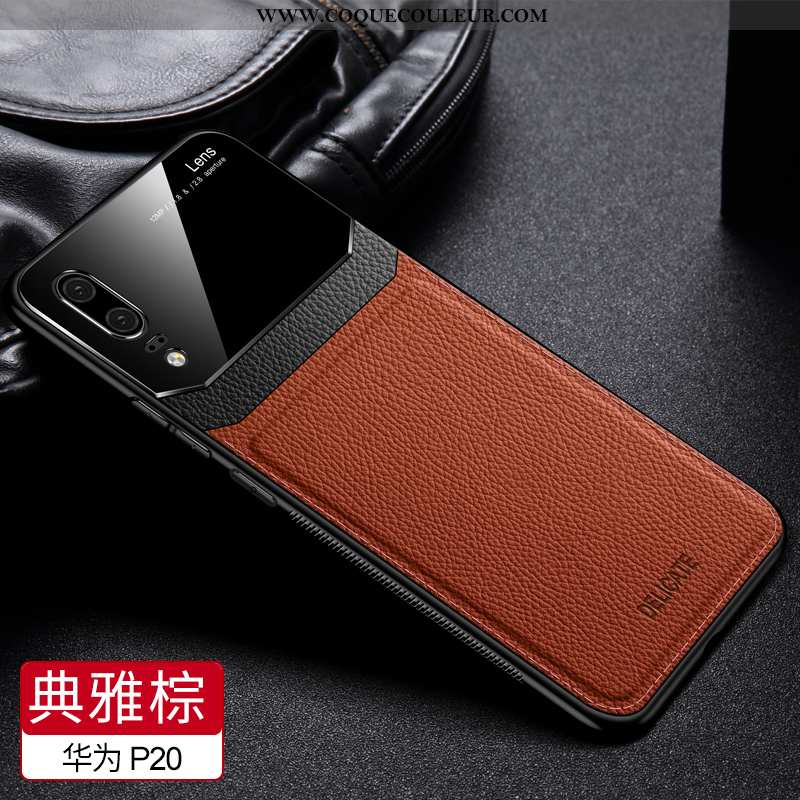 Étui Huawei P20 Modèle Fleurie Téléphone Portable Incassable, Coque Huawei P20 Fluide Doux Protectio