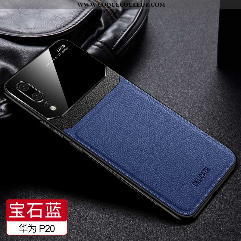 Étui Huawei P20 Modèle Fleurie Téléphone Portable Incassable, Coque Huawei P20 Fluide Doux Protectio