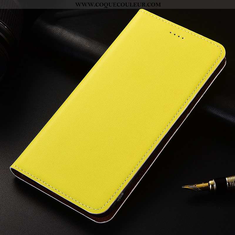 Étui Huawei P20 Lite Protection Tout Compris Incassable, Coque Huawei P20 Lite Cuir Véritable Clamsh