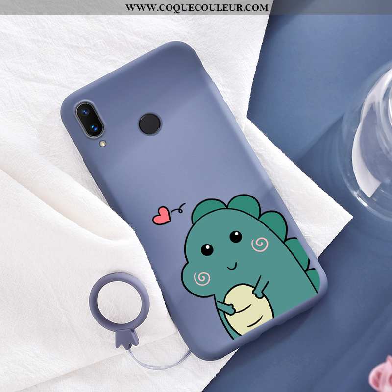 Housse Huawei P20 Lite Protection Coque Fluide Doux, Étui Huawei P20 Lite Dessin Animé Vert Verte