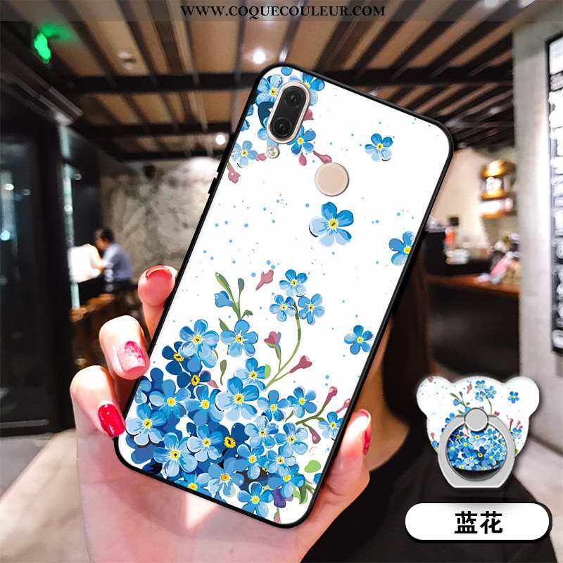 Housse Huawei P20 Lite Silicone Incassable Bleu, Étui Huawei P20 Lite Téléphone Portable Coque Bleu