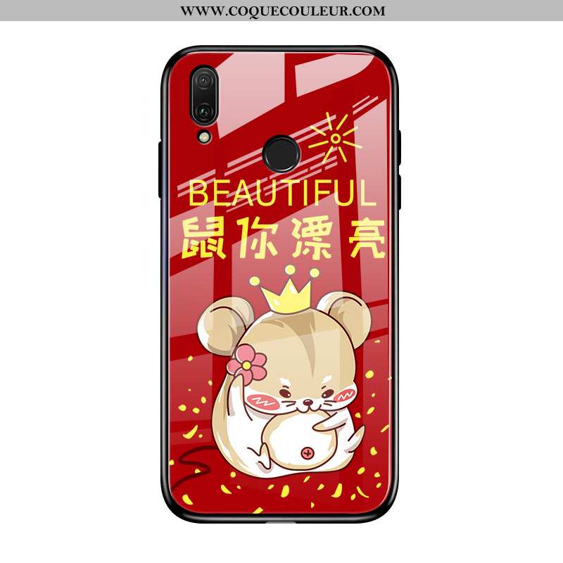 Coque Huawei P20 Lite Personnalité Protection Incassable, Housse Huawei P20 Lite Dessin Animé Rouge