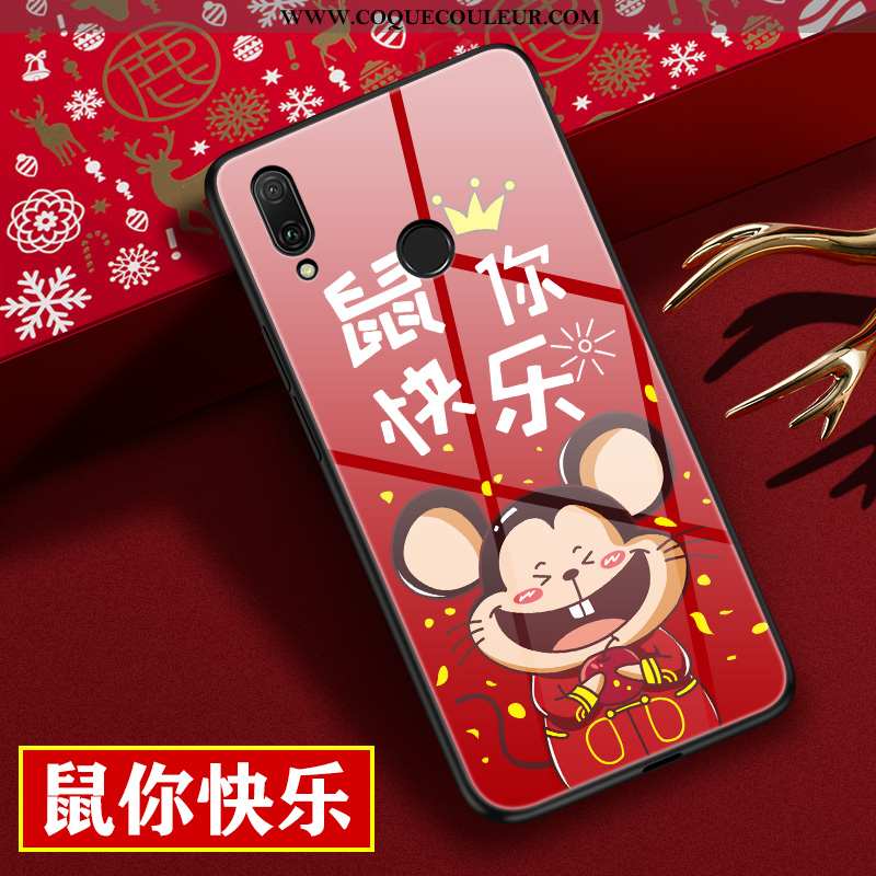 Coque Huawei P20 Lite Personnalité Protection Incassable, Housse Huawei P20 Lite Dessin Animé Rouge