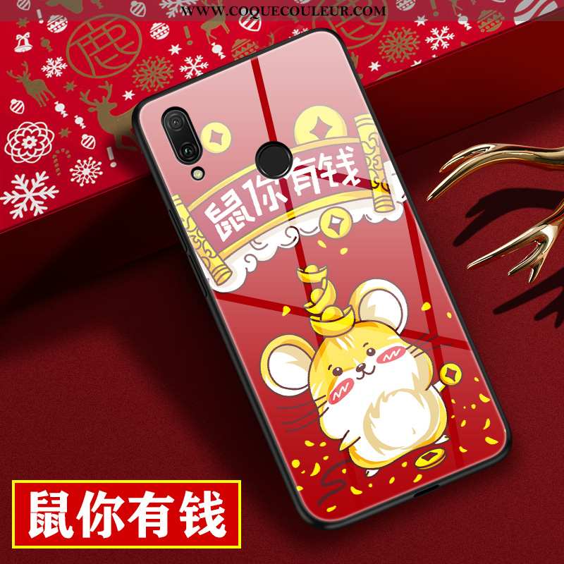 Coque Huawei P20 Lite Personnalité Protection Incassable, Housse Huawei P20 Lite Dessin Animé Rouge