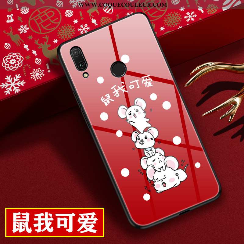 Coque Huawei P20 Lite Personnalité Protection Incassable, Housse Huawei P20 Lite Dessin Animé Rouge