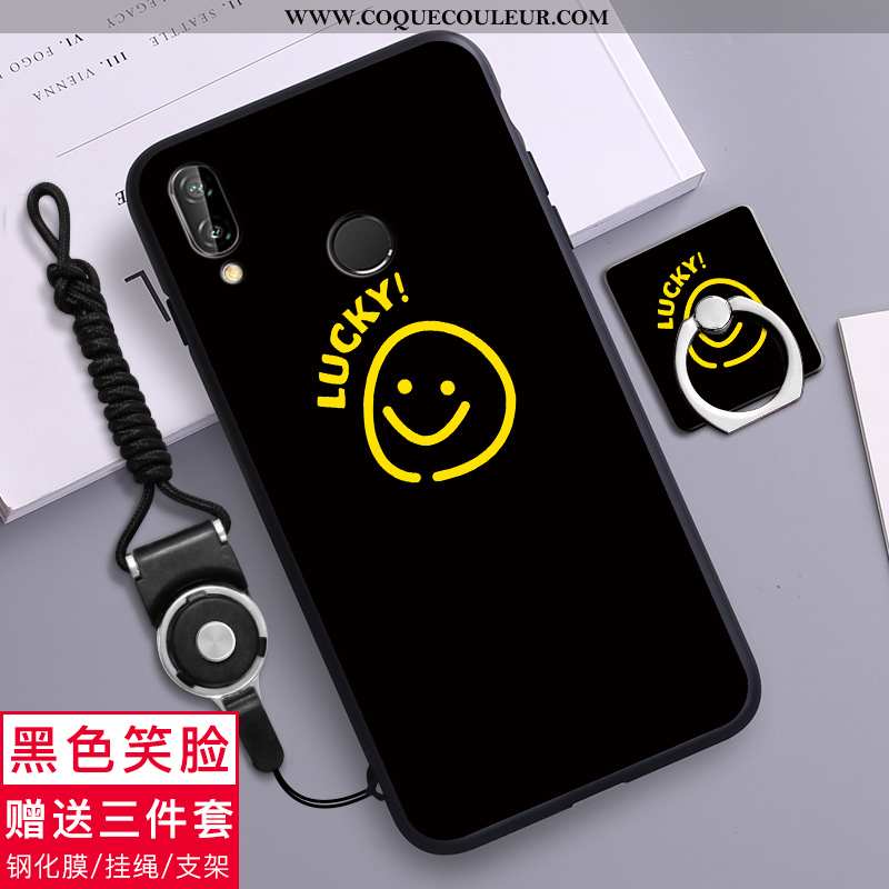 Étui Huawei P20 Lite Fluide Doux Dessin Animé Créatif, Coque Huawei P20 Lite Silicone Incassable Ver