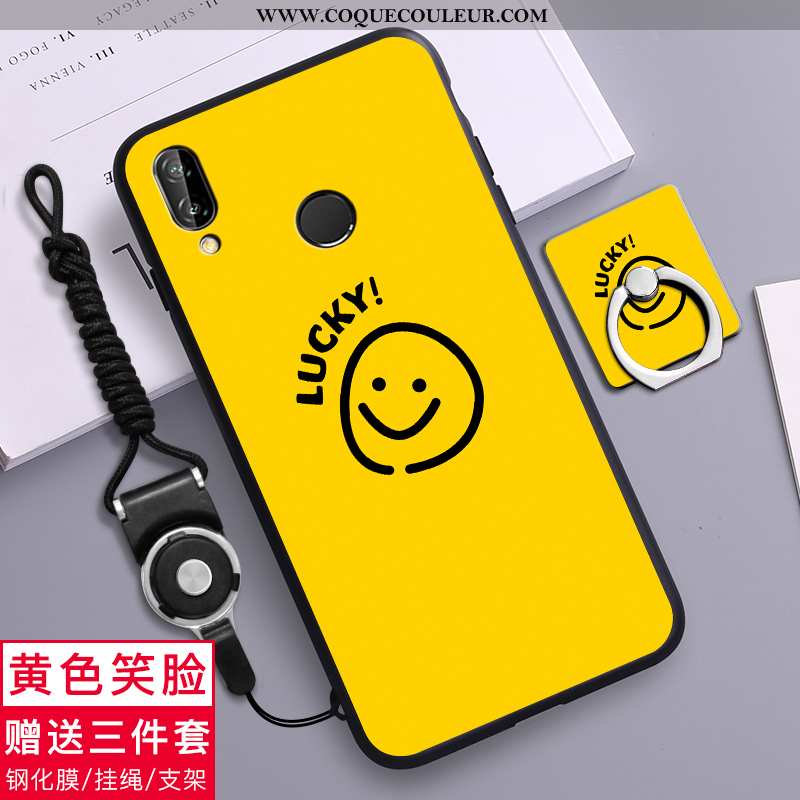 Étui Huawei P20 Lite Fluide Doux Dessin Animé Créatif, Coque Huawei P20 Lite Silicone Incassable Ver