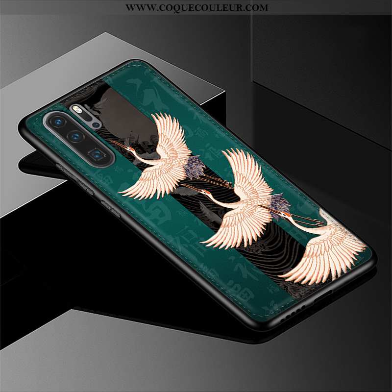 Étui Huawei P20 Pro Cuir Véritable Protection Coque, Coque Huawei P20 Pro Tendance Bleu