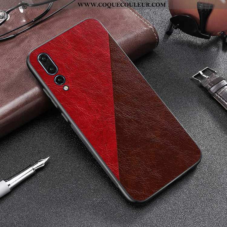 Housse Huawei P20 Pro Cuir Marron Coque, Étui Huawei P20 Pro Fluide Doux Personnalité