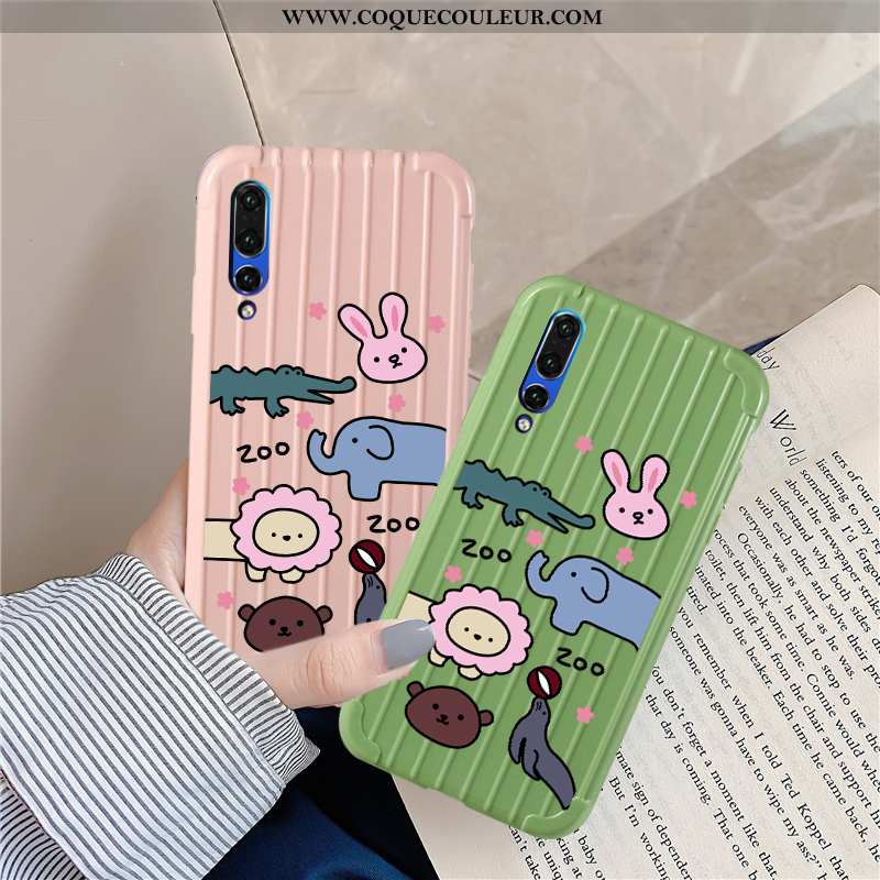 Étui Huawei P20 Pro Silicone Téléphone Portable Amoureux, Coque Huawei P20 Pro Mode Net Rouge Verte