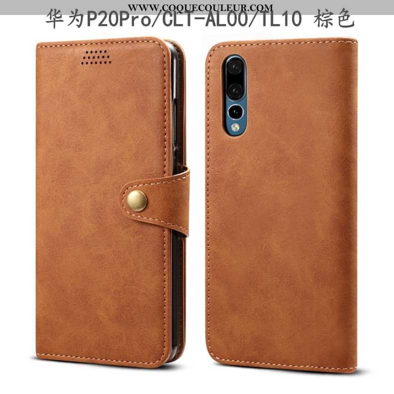 Coque Huawei P20 Pro Protection Téléphone Portable Tout Compris, Housse Huawei P20 Pro Cuir Incassab