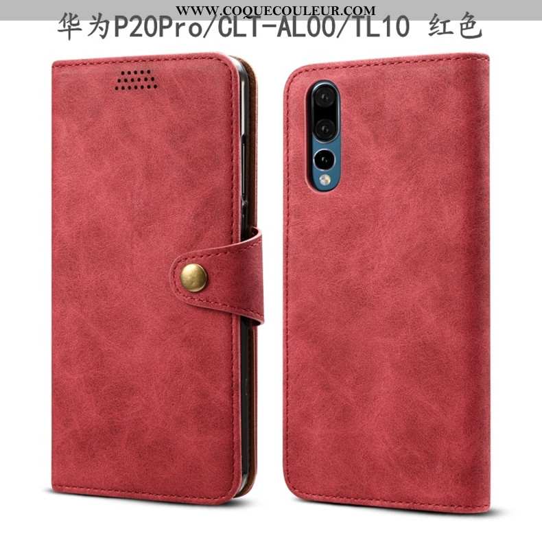 Coque Huawei P20 Pro Protection Téléphone Portable Tout Compris, Housse Huawei P20 Pro Cuir Incassab