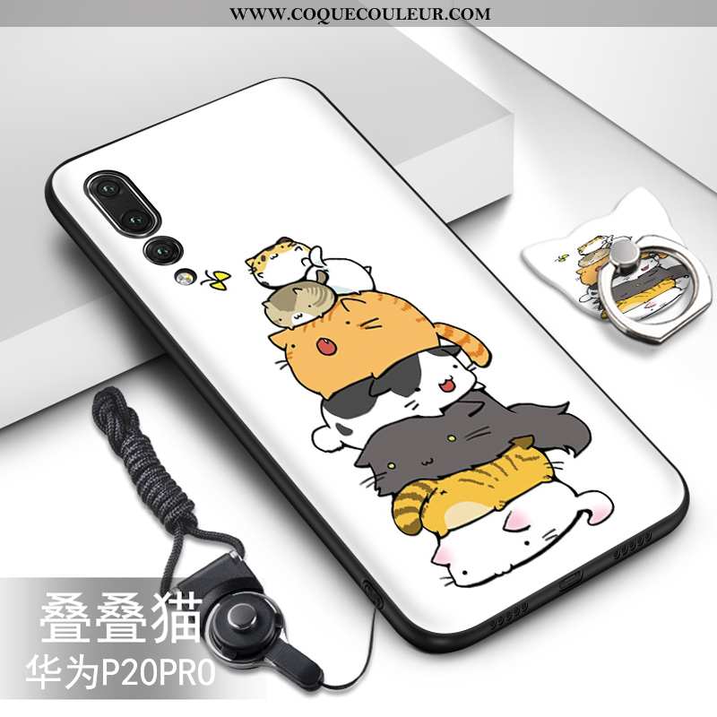 Coque Huawei P20 Pro Fluide Doux Dessin Animé Créatif, Housse Huawei P20 Pro Protection Ornements Su